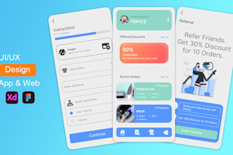 do ui ux design for mobile app and website ui ux design