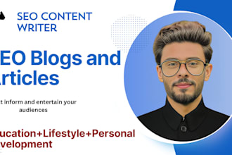 write education, lifestyle, personal development blogs and articles