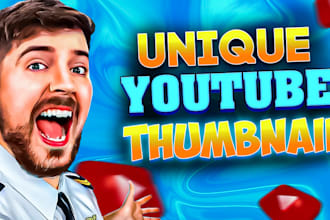 design amazing clickbait youtube thumbnail in 24 hours