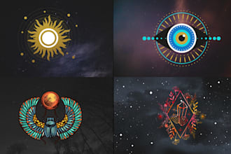 design unique sacred geometry logo design and powerful symbols for your business