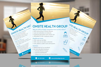 create super catchy medical flyers and brochures