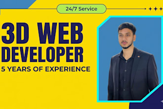 develop a 3d animated website using threejs and gsap