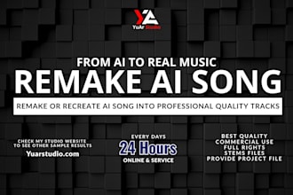 remake or recreate ai song into professional production