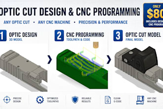 design and cnc program any optic cut for any cnc machine