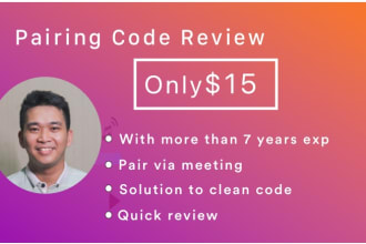 pair review code for you via meeting