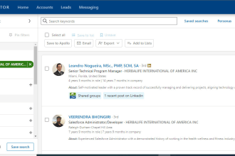 collect linkedin sales navigator b2b lead generation, data, emails