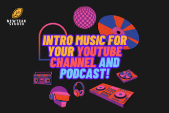 produce cool intro music for your youtube channel or podcast