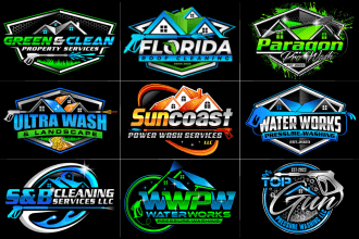 do auto detailing car wash power and pressure washing logo