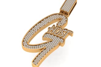 design customize 3d cad pendants of your name or logo