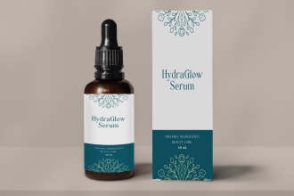 do premium product label design, food label and label packaging