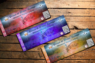 design a creative ticket