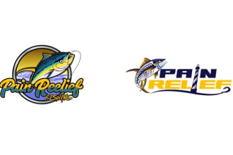 do unique adventure outdoor fishing hunting logo design