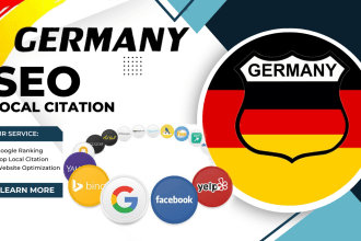 do 200 local citations and directory submission for germany local business SEO