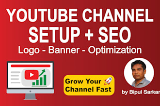 create and setup youtube channel