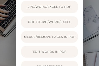 convert word,excel,jpg to PDF and PDF to word,excel,jpg