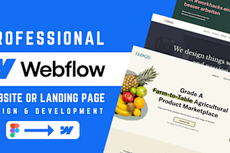design professional webflow website, customize webflow website, figma to webflow