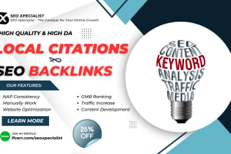 do top high quality local citations and seo backlinks