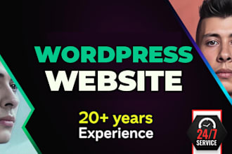 build your wordpress website or store