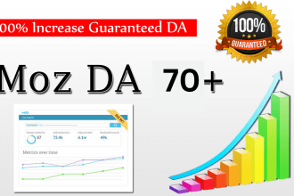 increase DR 70 ahref domain rating