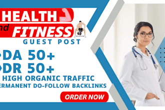 do health and fitness guest post with backlinks