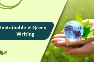 create engaging and SEO friendly blog articles on sustainability topics