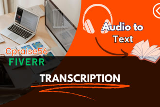 diligently transcribe videos and audios to articles or ebooks