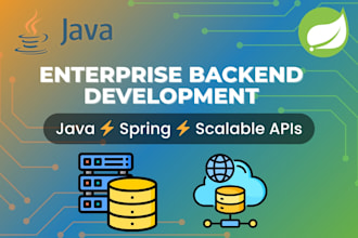 build java spring boot rest apis and scalable backend