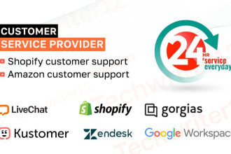 be your virtual assistant and expert shopify customer support agent