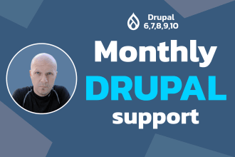 maintain and support the drupal sites monthly