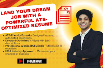 write a professional ats resume for your career growth
