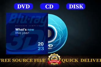 design a wonderful dvd case cd cover and label disk design