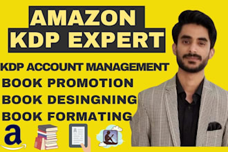 do amazon kindle book promotion and KDP account management