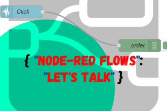 do nodered flows and design iot dashboard