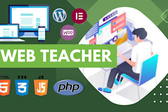 teach PHP, wordpress, javascript, CSS, HTML online lessons