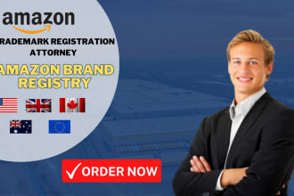 provide professional amazon brand registry assistance for pending trademarks