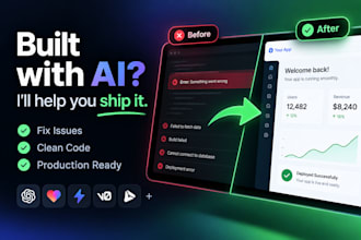 clean your vibe coded website and make it production ready