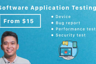 test your application and website