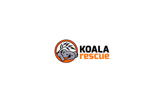 design acknowledged and trusted koala rescue logo