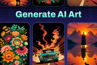 create art illustrations stock photos 3d designs using ai