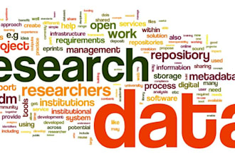research or web research for market research with data entry and analytics