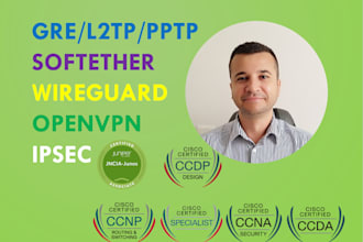 vpn l2tp, pptp, ipsec, gre, openvpn, softethervpn, wireguard