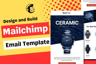 mailchimp, klaviyo email template design