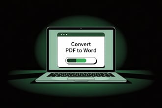 convert PDF or word,google docs,powerpoint,typing service
