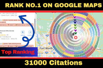 do 31000 google map citations for local SEO and gmb ranking