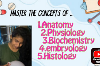 teach 1st yr medical subjects phy embryo anatomy histo biochem