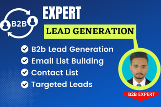 do b2b lead generation and prospect email list building