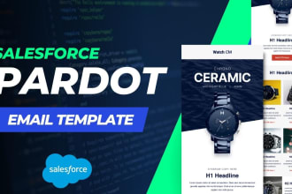 code salesforce pardot html email template