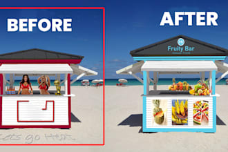 remove objects and people by photos and re create photos