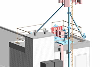 designing steel masts and rooftops for telecommunication