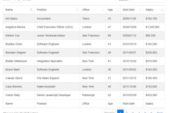 add or edit jquery datatable bootstrap table js grid table